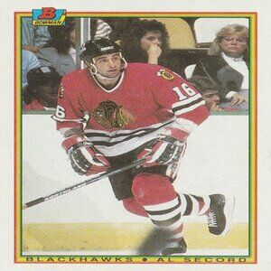 Al Secord - 1990 Topps Bowman Hockey Card